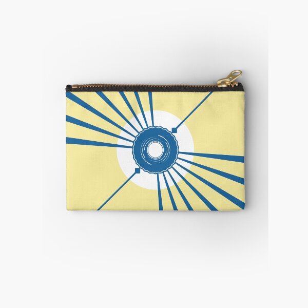 Item preview, The Radiance - Yellow and Blue Geometric Sunburst designed and sold by artdocaj.