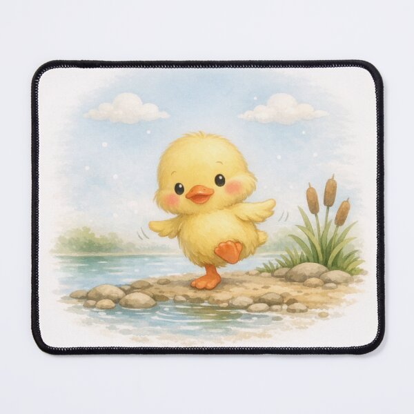 Item preview, Duckling – Soft Minimalist Animal Illustration designed and sold by NytasCraftHub.