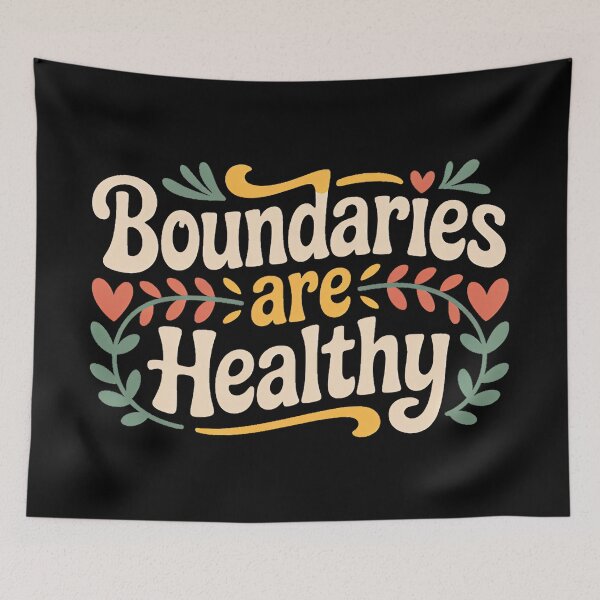Item preview, Boundaries are Healthy Emotional Respect Quotes - Premium Tri-Blend designed and sold by PatriciaIHensle.