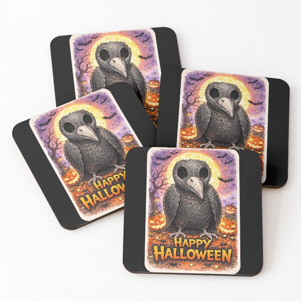 Item preview, Halloween Night: Scary Eyeless Raven (Halloween) designed and sold by NubesDesignCH.
