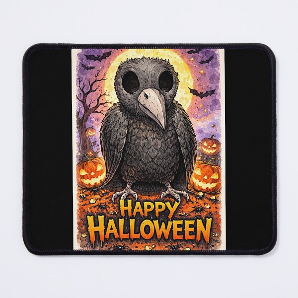 Item preview, Halloween Night: Scary Eyeless Raven (Halloween) designed and sold by NubesDesignCH.
