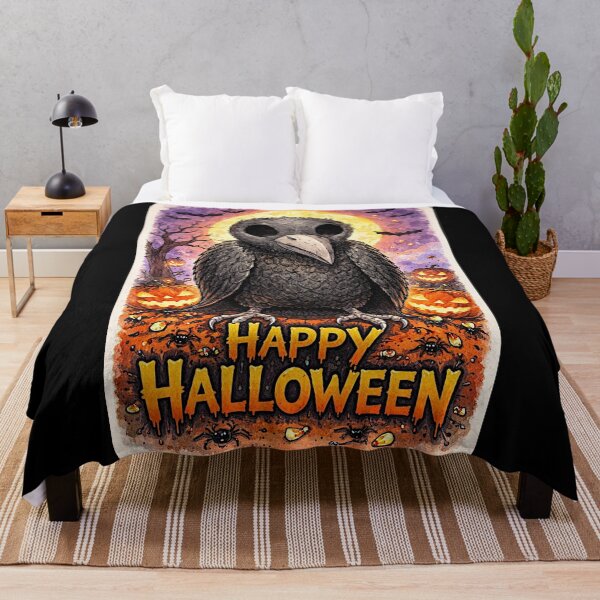Item preview, Halloween Night: Scary Eyeless Raven (Halloween) designed and sold by NubesDesignCH.