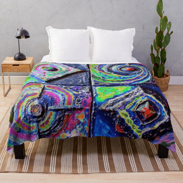Item preview, cosmic pulse e4 colorful geometric abstract design designed and sold by SmashingDeals.
