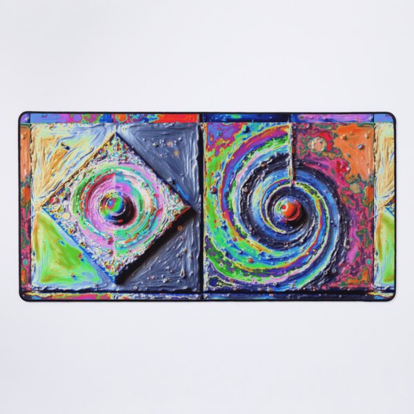 Item preview, cosmic pulse e4 colorful geometric abstract design designed and sold by SmashingDeals.