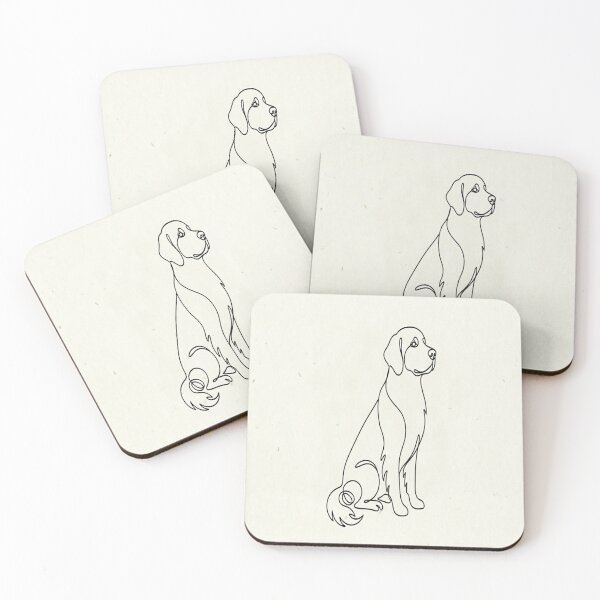 Item preview, Minimal Line Art-Dog #2 designed and sold by DinsignStudio.