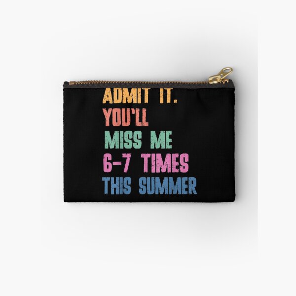 Item preview, End of School Teacher Admit It You'll Miss Me 67 Last Day designed and sold by Juansustait.