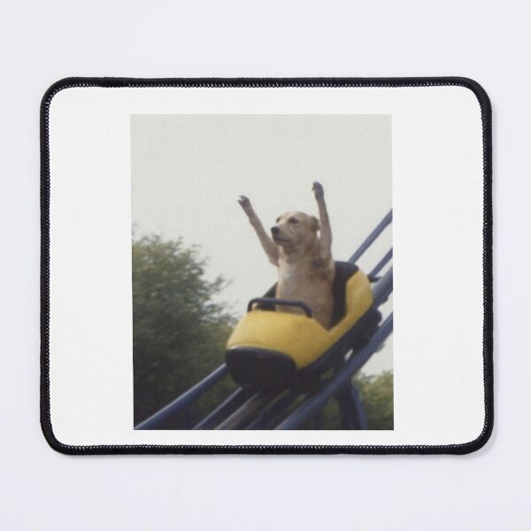 Item preview, Dog Roller Coaster Meme Trusting Life Completely Funny Meme designed and sold by dal-koz-ar.
