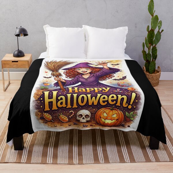 Item preview, Kind Witch Halloween Night (Halloween) designed and sold by NubesDesignCH.