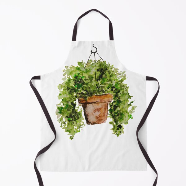 Item preview, Watercolor Hanging Herb Pot Sticker | Botanical Greenery Art Print designed and sold by Little Bloom Studio.