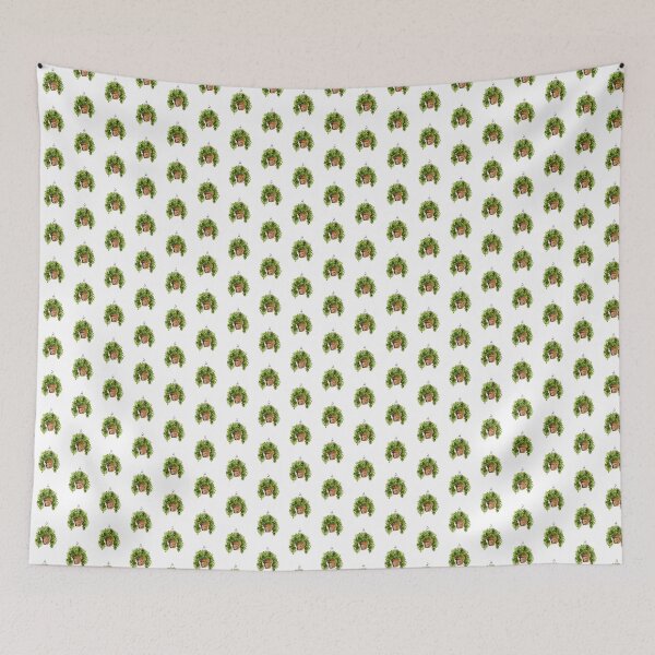 Item preview, Watercolor Hanging Herb Pot Sticker | Botanical Greenery Art Print designed and sold by Little Bloom Studio.