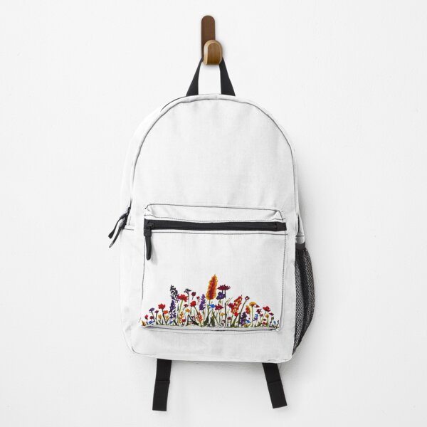 Item preview, Vibrant Wildflower Watercolor Art | Bright Floral Landscape designed and sold by Little Bloom Studio.