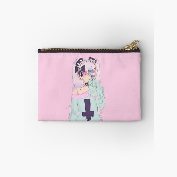Item preview, Pastel Goth Anime Girl - Menhera Aesthetic Yamikawaii Art designed and sold by Sweet-A-Dsignz.