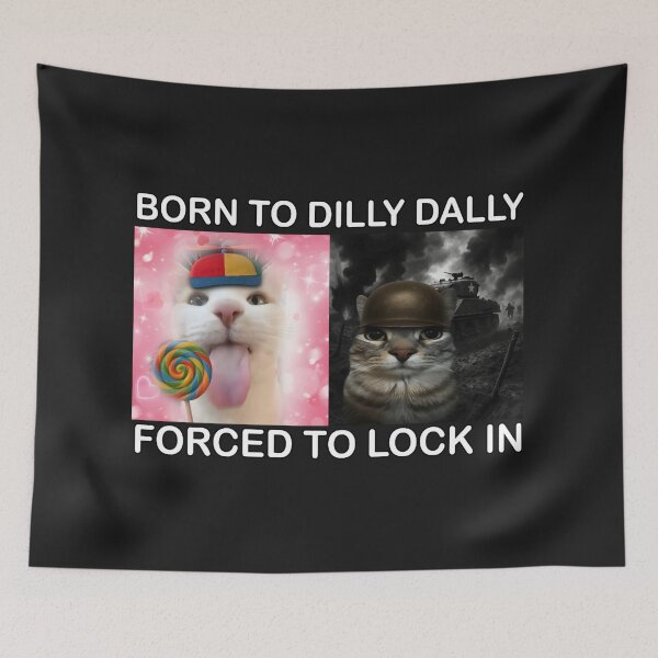 Item preview, Born to Dilly Dally Forced to Lock in designed and sold by trinad26de.