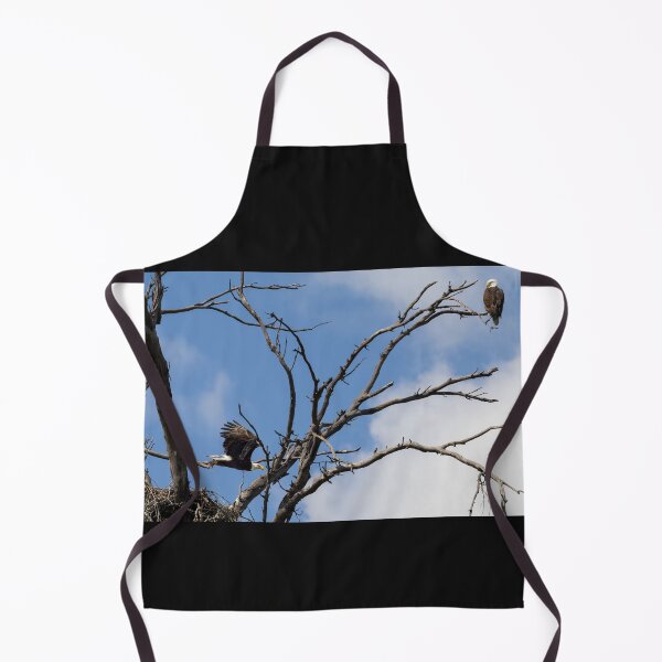 Item preview, Bald Eagle Mama Flies To Feed The Baby designed and sold by PsychoAlien.com.