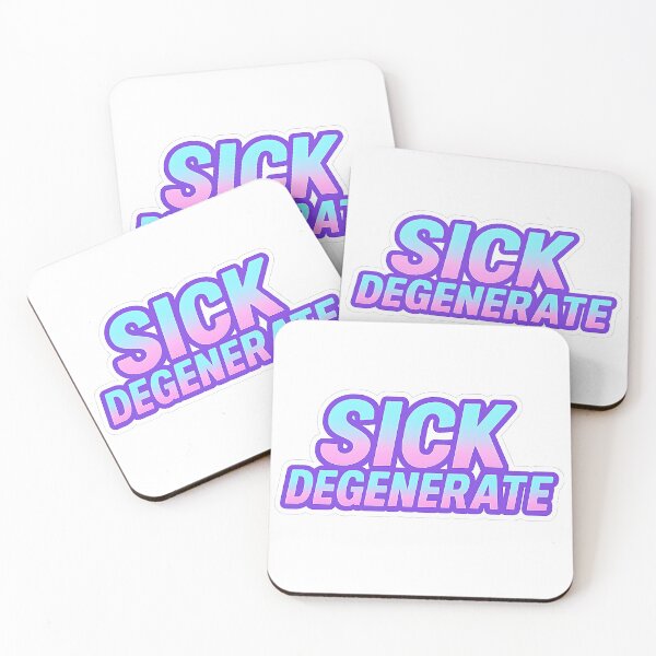 Item preview, Sick Degenerate Retro Wave designed and sold by Throwback Trends.