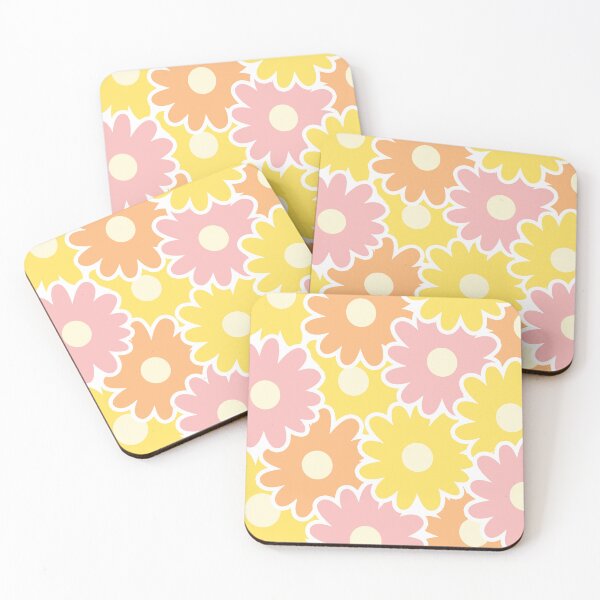 Item preview, Floral design pastel colours yellow and pink designed and sold by Heaven1111.