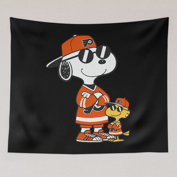 Item preview, Snoopy Woodstock Philadelphia Flyers designed and sold by Morphologiona.