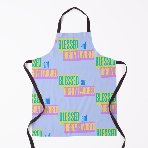 Item preview, Blessed and Highly Favored Bold Typography designed and sold by DesignsByMom.