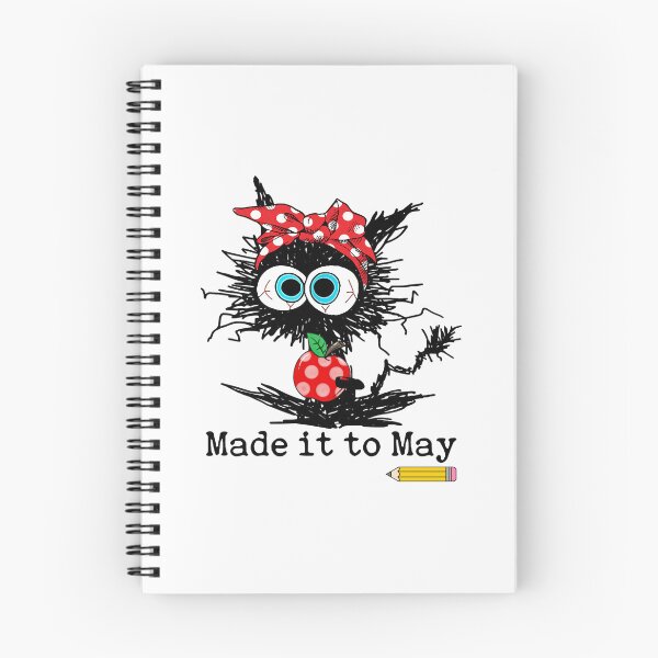 Item preview, Funny Black Cat Made it to May Teacher Last Day Of School designed and sold by jackelmbradyt.