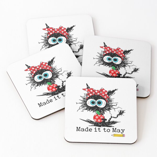 Item preview, Funny Black Cat Made it to May Teacher Last Day Of School designed and sold by jackelmbradyt.