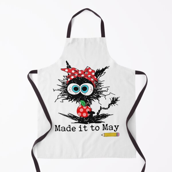 Item preview, Funny Black Cat Made it to May Teacher Last Day Of School designed and sold by jackelmbradyt.