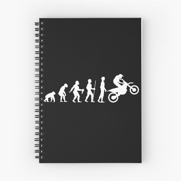 Item preview, Funny Human Evolution into Motocross designed and sold by Jaudaux Designs.