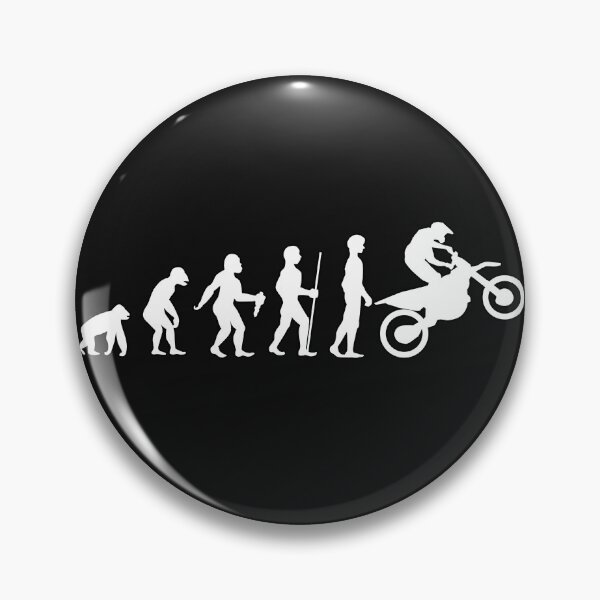 Item preview, Funny Human Evolution into Motocross designed and sold by Jaudaux Designs.