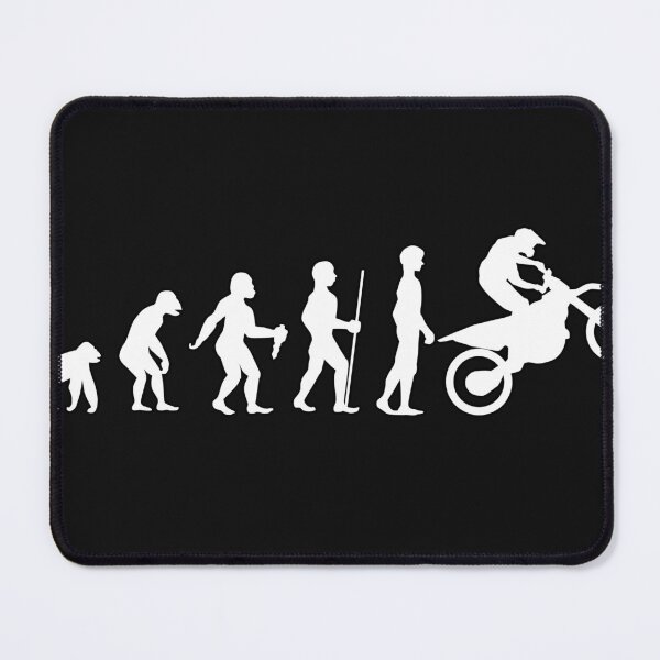 Item preview, Funny Human Evolution into Motocross designed and sold by Jaudaux Designs.