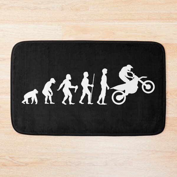 Item preview, Funny Human Evolution into Motocross designed and sold by Jaudaux Designs.