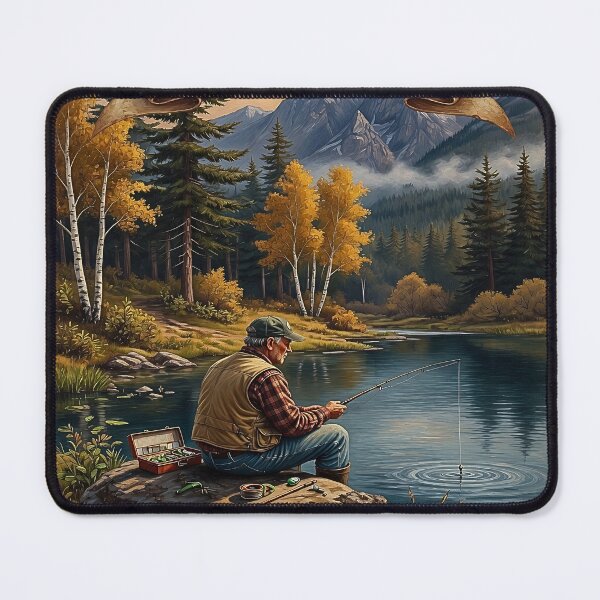 Item preview, Gone fishing 8x10 high-quality digital art designed and sold by DesignsByUs2.