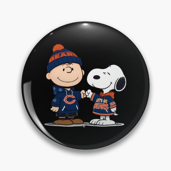 Artikelvorschau, Charlie Brown und Snoopy NFL Chicago Bears Football entworfen und verkauft von Morphologiona.