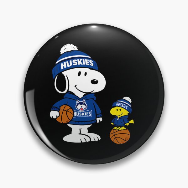 Item preview, Snoopy And Woodstock Uconn Huskies Basketball designed and sold by Morphologiona.