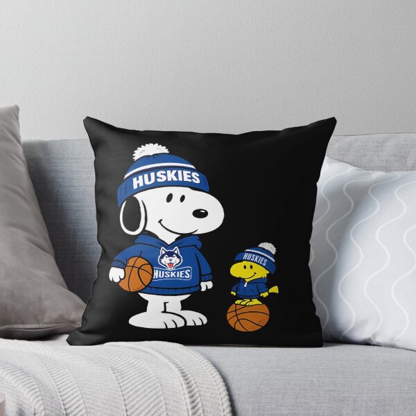 Item preview, Snoopy And Woodstock Uconn Huskies Basketball designed and sold by Morphologiona.