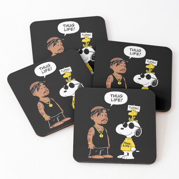 Item preview, Tupac Snoopy Thug Life designed and sold by Morphologiona.