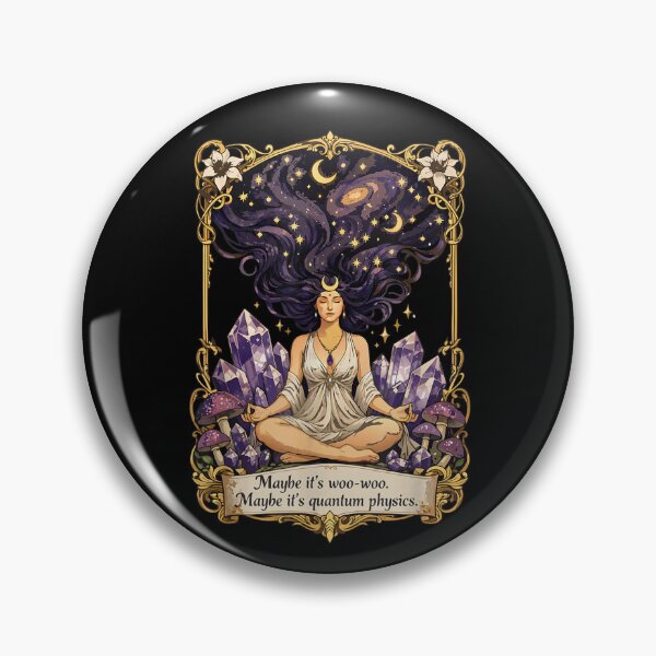 Item preview, Maybe Its Woo-woo Maybe Its Quantum Physics Quote  designed and sold by ZalcArtStore.