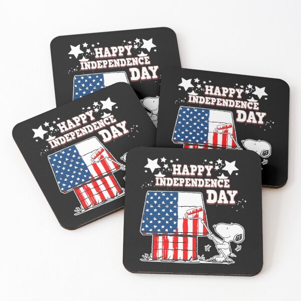 Item preview, Snoopy happy independence day Painting American Flag designed and sold by Morphologiona.