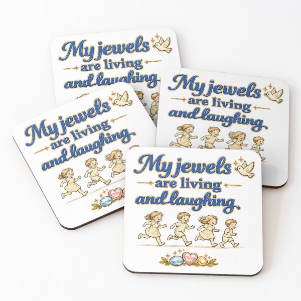 Item preview, My Jewels Are Living and Laughing designed and sold by Virtue Village Kids.