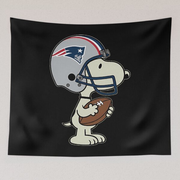 Item preview, Snoopy New England Patriots Game Day designed and sold by Morphologiona.