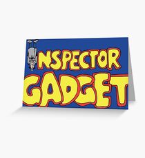 Inspector Gadget Greeting Card