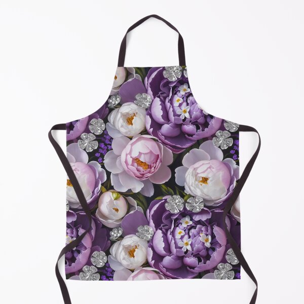 Item preview, Purple and White Peonies Floral Seamless Pattern designed and sold by Leylita Design.