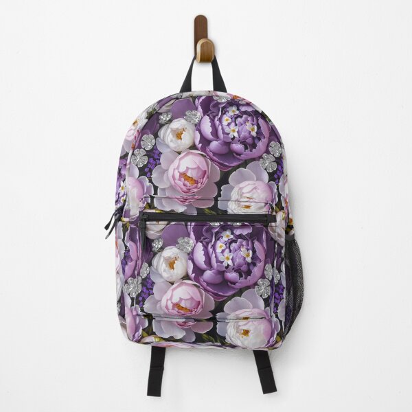 Item preview, Purple and White Peonies Floral Seamless Pattern designed and sold by Leylita Design.