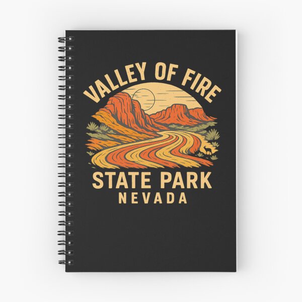 Item preview, Valley of Fire State Park Nevada Retro Desert Design designed and sold by Matteolundin.