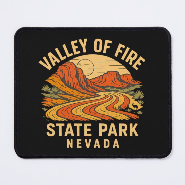 Item preview, Valley of Fire State Park Nevada Retro Desert Design designed and sold by Matteolundin.
