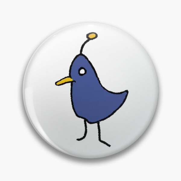 Item preview, Cute doodle blue bird  designed and sold by Emilyautumnlife.