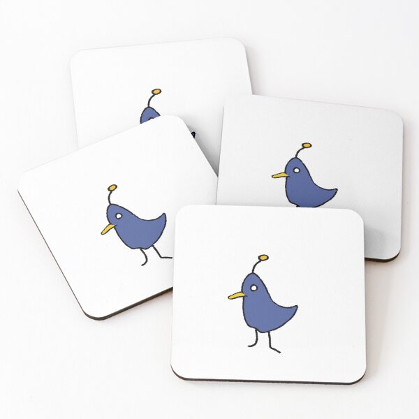 Item preview, Cute doodle blue bird  designed and sold by Emilyautumnlife.