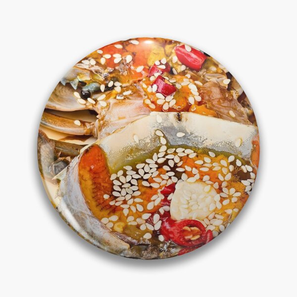 Item preview, Spicy Marinated Raw Crab with Roe and Sesame designed and sold by supakor.