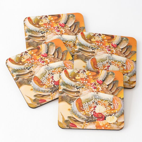 Item preview, Spicy Marinated Raw Crab with Roe and Sesame designed and sold by supakor.