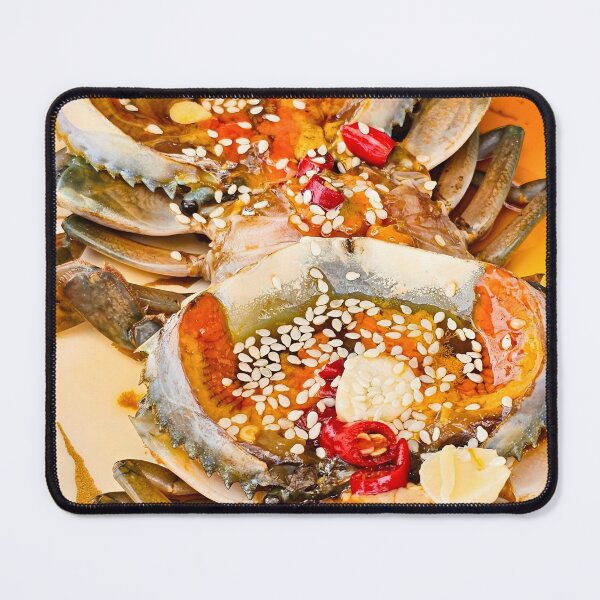 Item preview, Spicy Marinated Raw Crab with Roe and Sesame designed and sold by supakor.