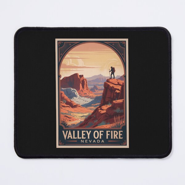 Item preview, Valley of Fire State Park Travel Poster designed and sold by Matteolundin.
