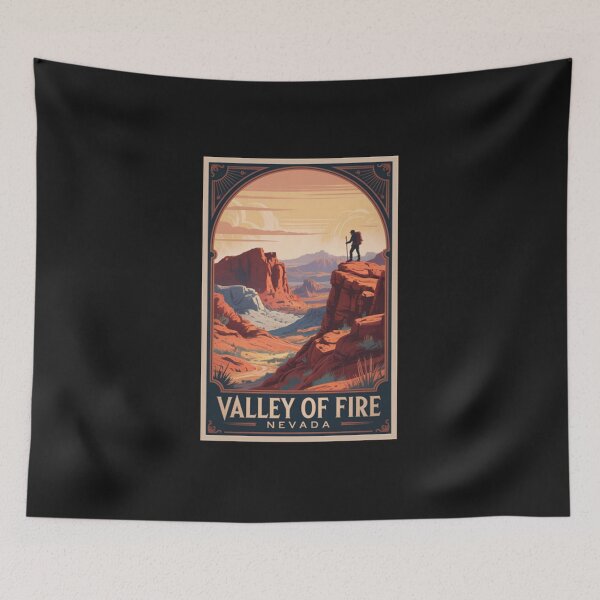Item preview, Valley of Fire State Park Travel Poster designed and sold by Matteolundin.